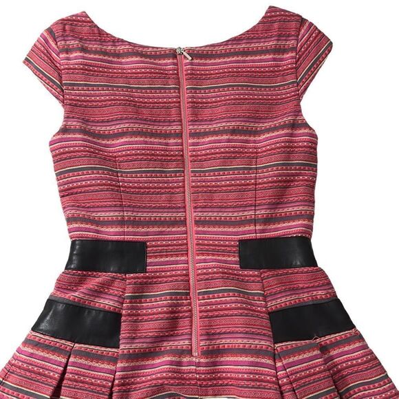 A/X Armani Echange Cap Sleeve Pleated Dress Size 2 - Picture 4 of 16